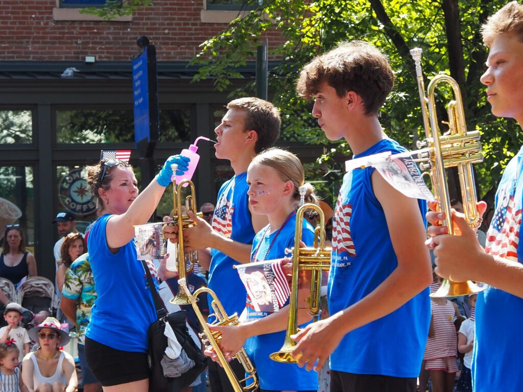 America’s 250th birthday celebrated, despite extreme heat, canceled events