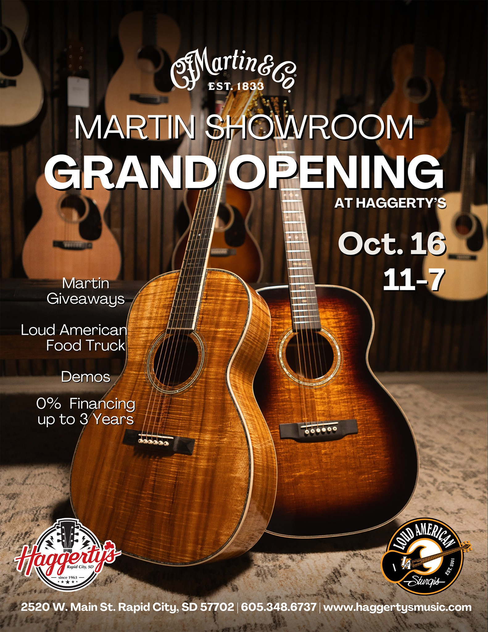 Haggerty’s Music Celebrates Grand Opening of Martin Guitar Showroom
