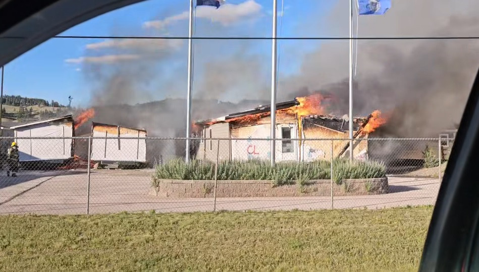 Fire guts manufactured homes at Black Hawk dealer