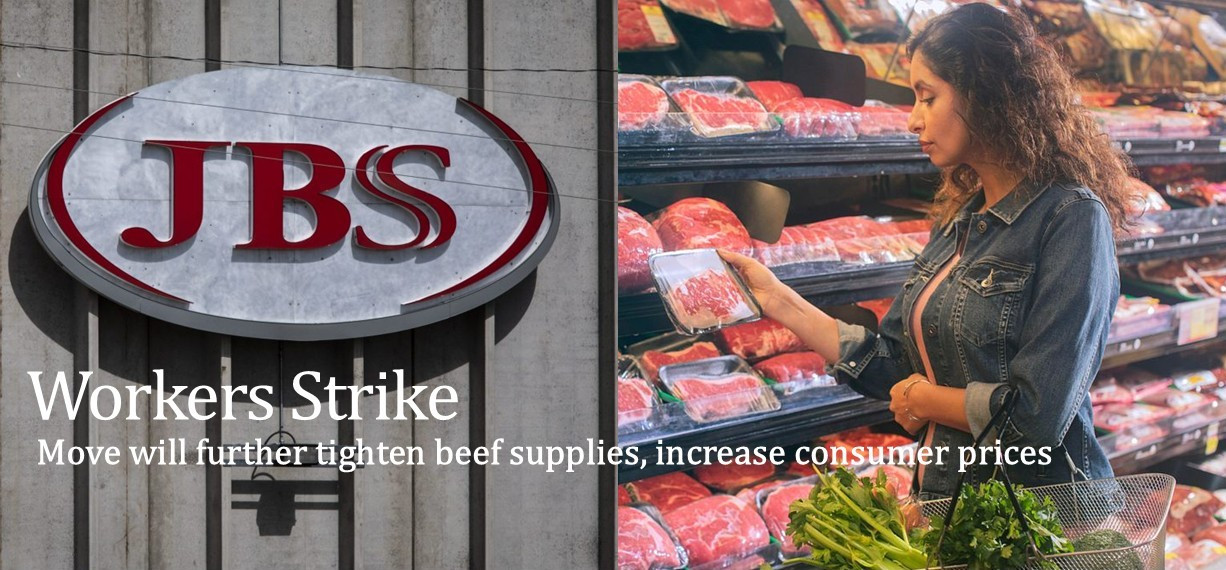 3,800 workers are on strike at one of the largest meatpacking plants in the US