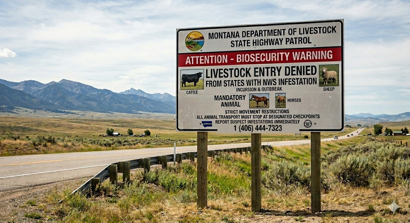 Montana Implements Ban to Prevent Spread of New World Screwworm
