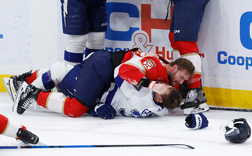 NHL fines Lundell and Sabourin for actions in penalty-heavy Panthers-Lightning game