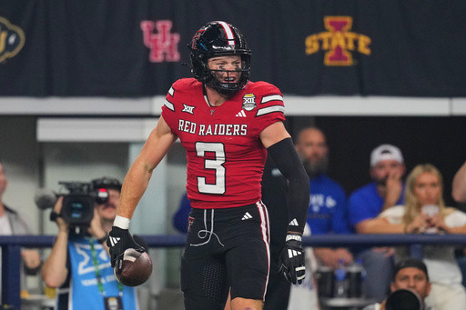 Texas Tech wins Big 12 title and likely first-round CFP bye with 34-7 win over BYU