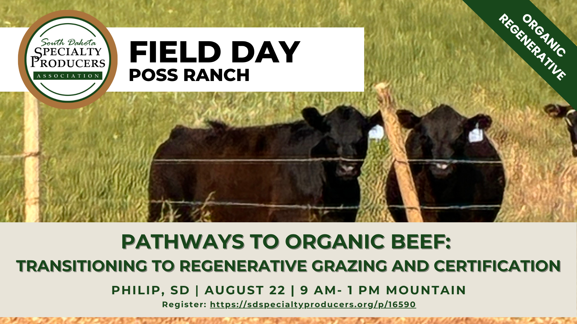 Field Day to Showcase Transitioning to Organic Beef and Regenerative Grazing