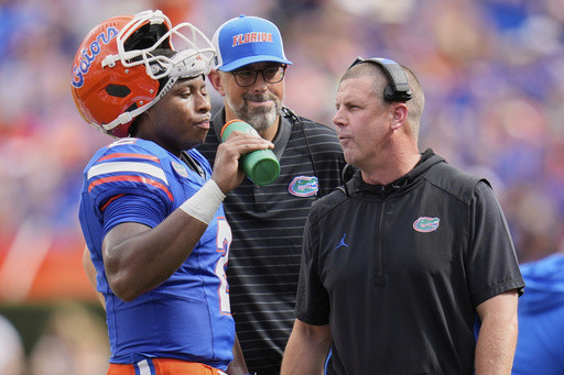 Unranked Florida faces a daunting stretch with coach Billy Napier’s job on the line