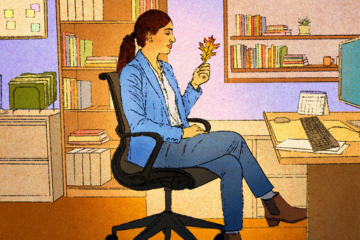 A taste of nature can provide balance and calm during the workday