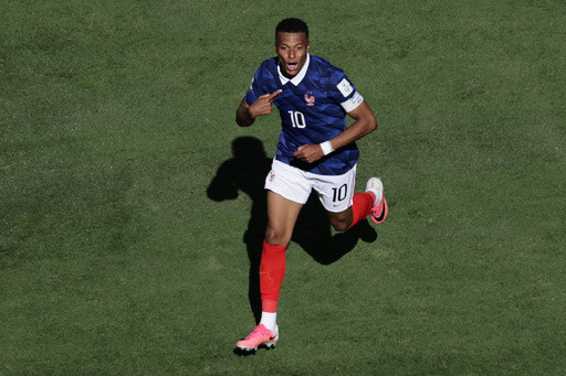 France striker Kylian Mbappé scores 13th and 14th World Cup goals, moving into tie for 3rd all time