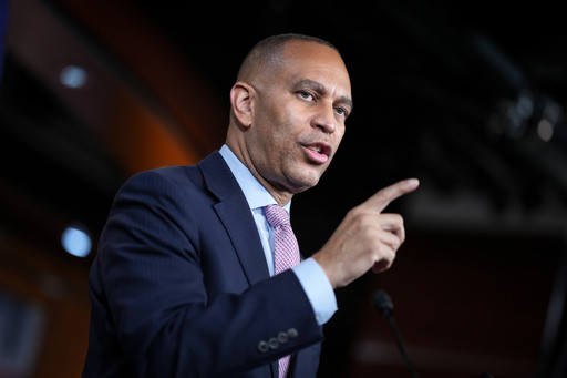 Democratic Leader Hakeem Jeffries says Trump is marching the country into a government shutdown