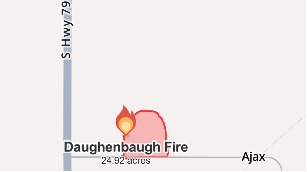Thursday wildfire reported north of Hermosa
