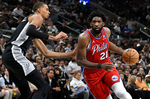 Joel Embiid has surgery for appendicitis, leaving former MVP’s status for postseason in doubt