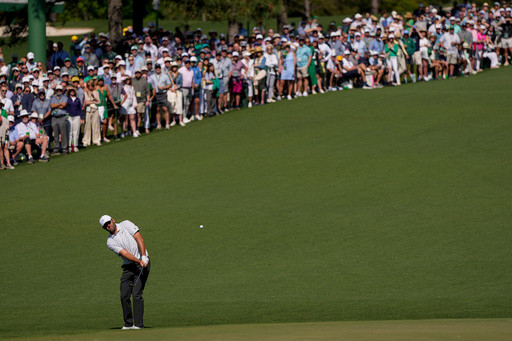 Scottie Scheffler has 2 shots in the water and his first round over par in the Masters in 3 years