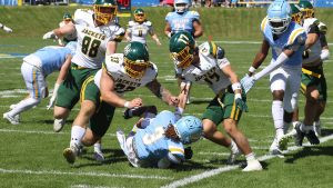 Yellow Jacket Football Down Skyhawks in Road Battle