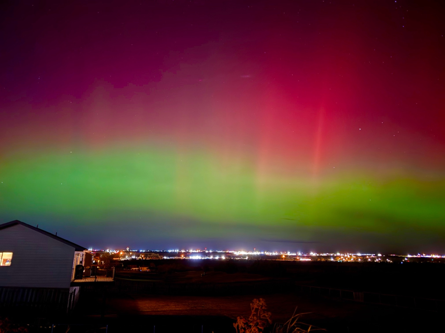 Northern Lights Visible Across the Black Hills Region
