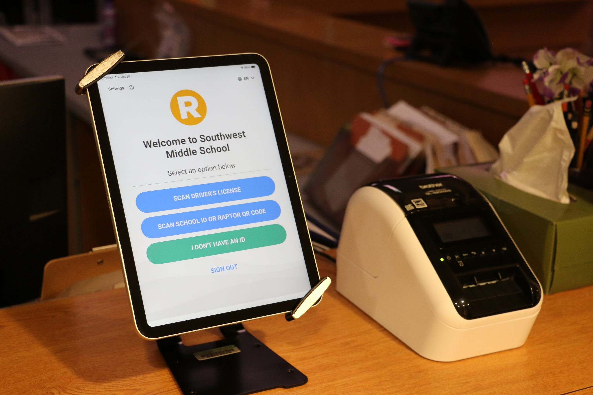 RCAS implements visitor management system