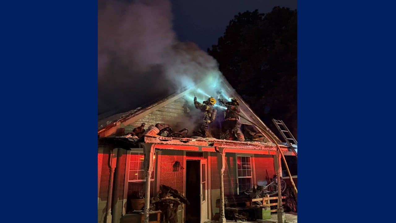Early morning fire destroys home, no injuries reported