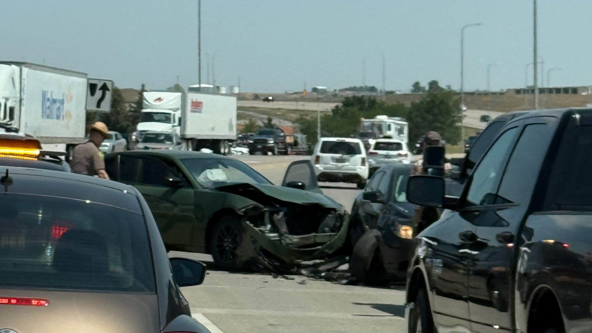 First Responders on Scene of Afternoon Crash at Elk Vale and Concourse in Rapid City