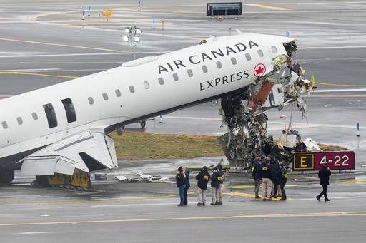 Flight attendant thrown from Air Canada plane survives in a ‘total miracle’