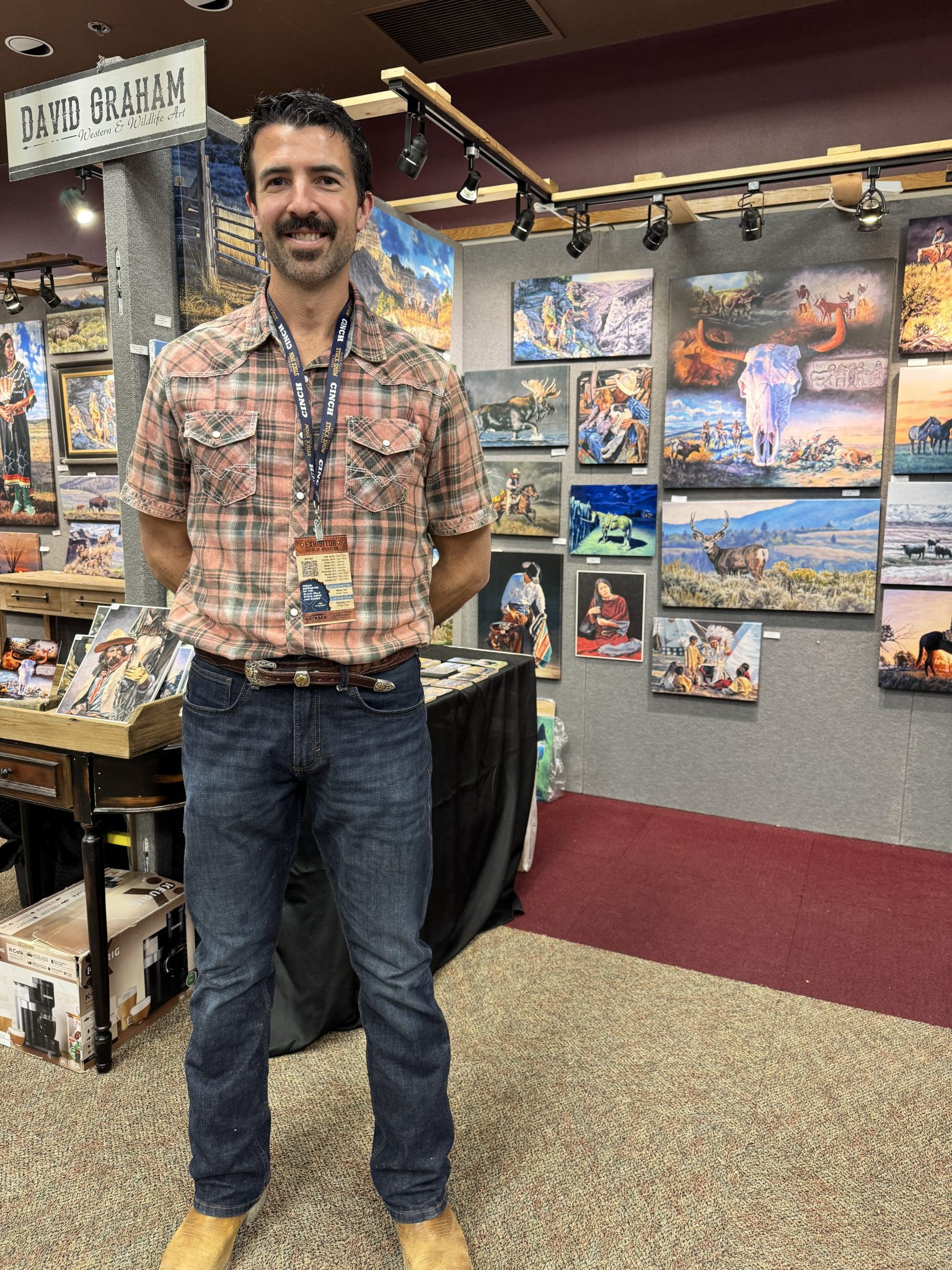 Western Stories in Oil: David Graham’s Art Finds a Home at the Black Hills Stock Show