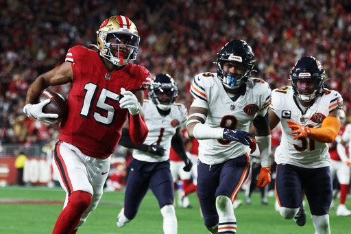Brock Purdy and the 49ers hang on to beat the Bears 42-38 and have a shot at top NFC seed