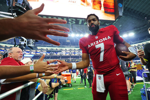 Brissett fills in for Murray again as Cardinals end 5-game skid with 27-17 victory over Cowboys