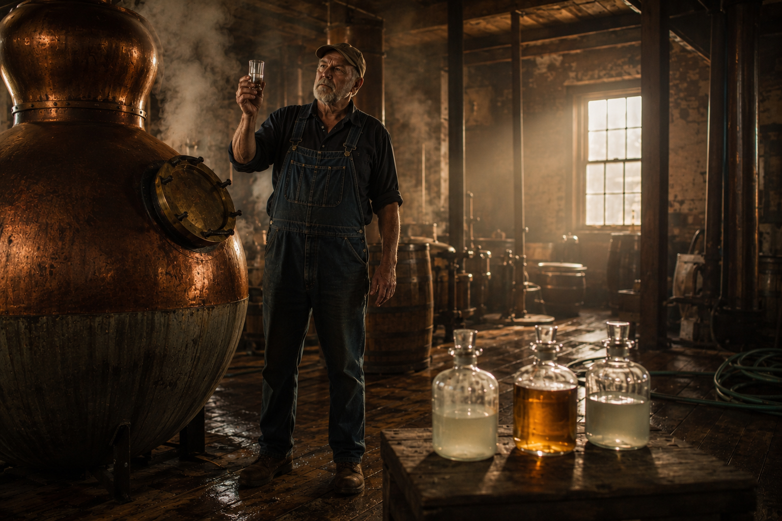 The Moment Whiskey Is Born: Heads, Hearts, and Tails