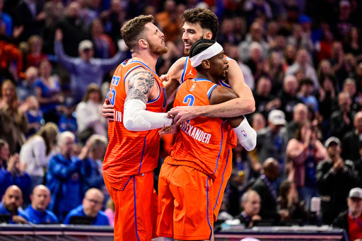 Sick Gilgeous-Alexander still looks like MVP as Thunder beat Timberwolves for 10th straight win