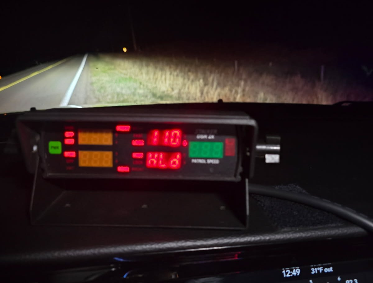 Meade County Sheriff’s Office warns about excessive speeding on rural roads