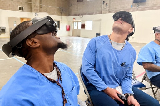 VR headsets are ‘hope machines’ inside California prisons, offering escape and practical experience
