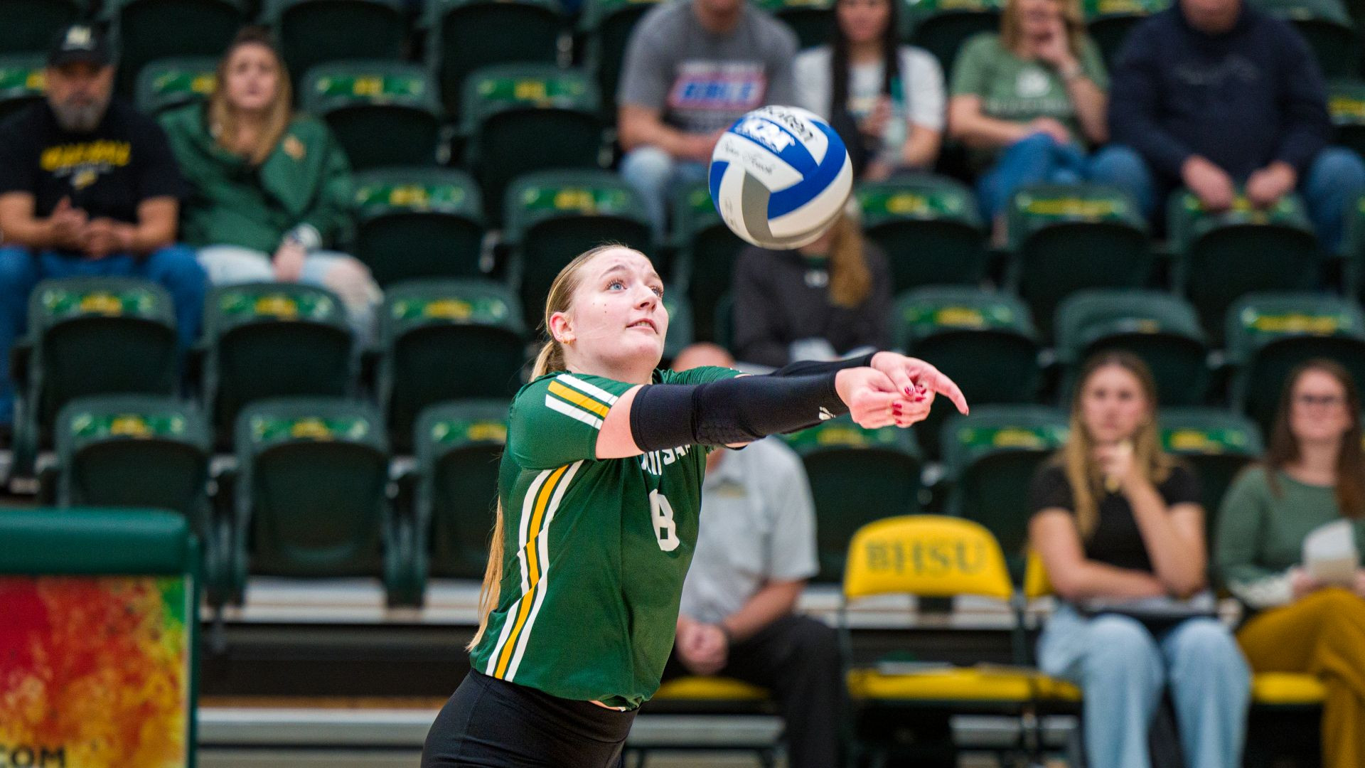 BHSU Volleyball Reverse Sweeps Eagles to Steal 3-2 Win
