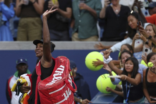 Venus Williams’ US Open ends with a loss in the women’s doubles quarterfinals to Taylor Townsend
