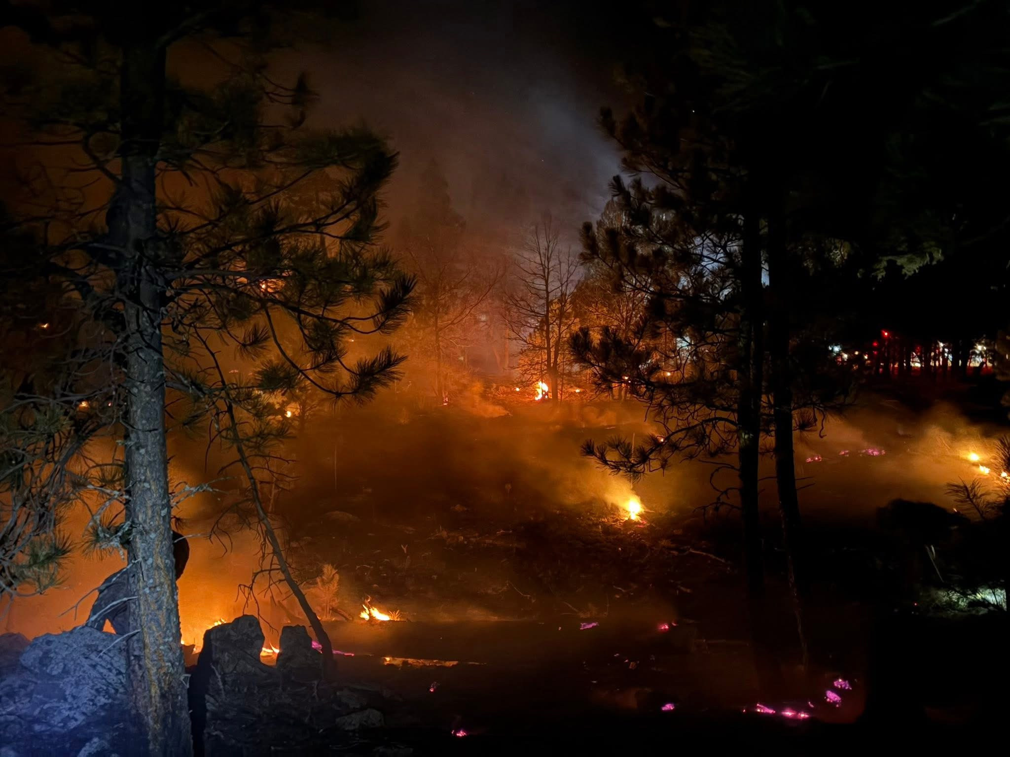Crews Stop Progress on Stan Mark Fire Outside Keystone