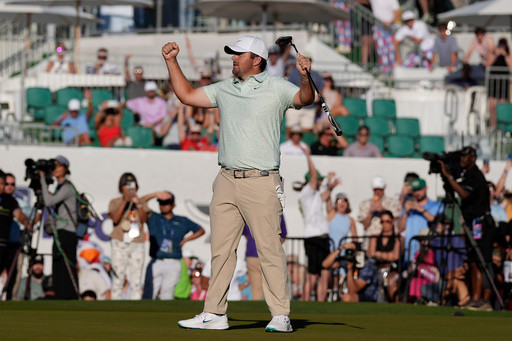 Gotterup wins Phoenix Open on first playoff hole as Matsuyama limps to the finish