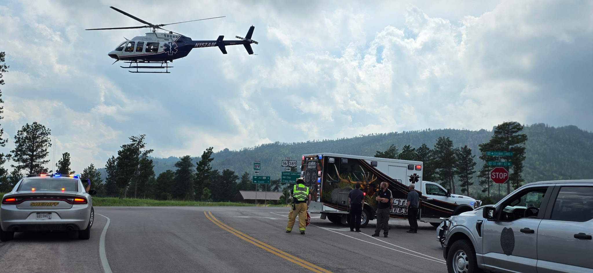 Fallen Hiker Rescued on Cathedral Spires Trail