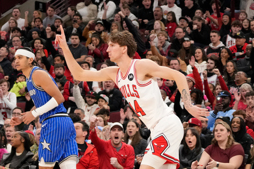 Buzelis scores 21 points, Huerter adds 20 as Bulls beat Magic 121-114 for 2nd straight win