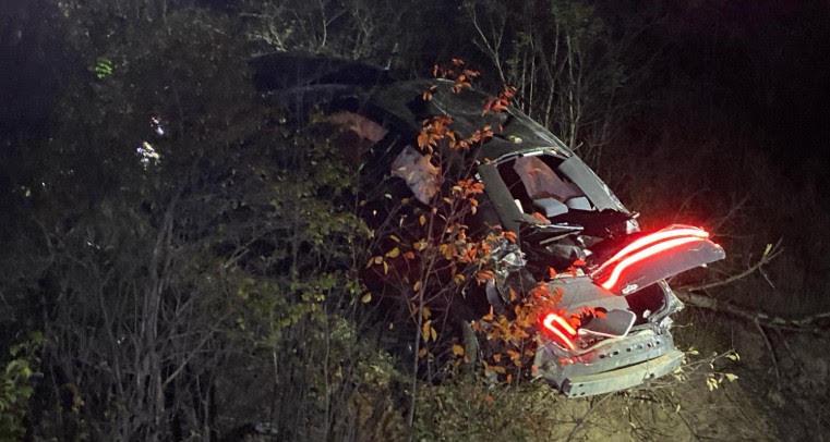 Rollover on Skyline sends four to hospital