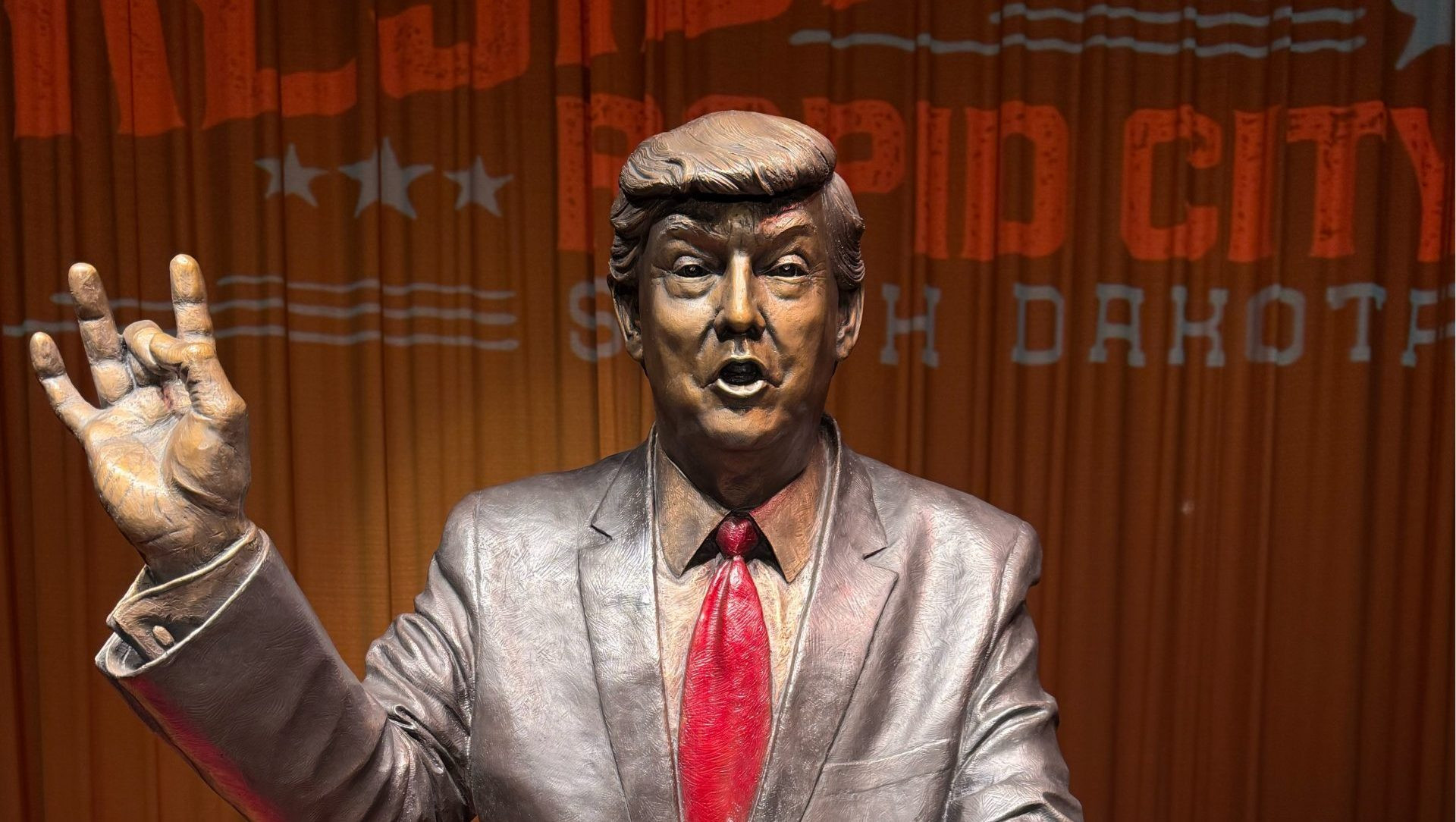 Rapid City Unveils President Trump Statue, Declares May 3 “City of Presidents Day”