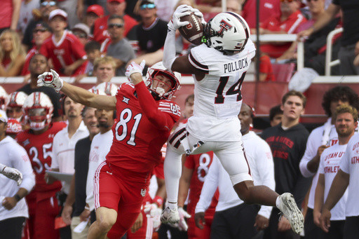Backup QB Will Hammond sparks No. 17 Texas Tech’s offense to a 34-10 win over No. 16 Utah