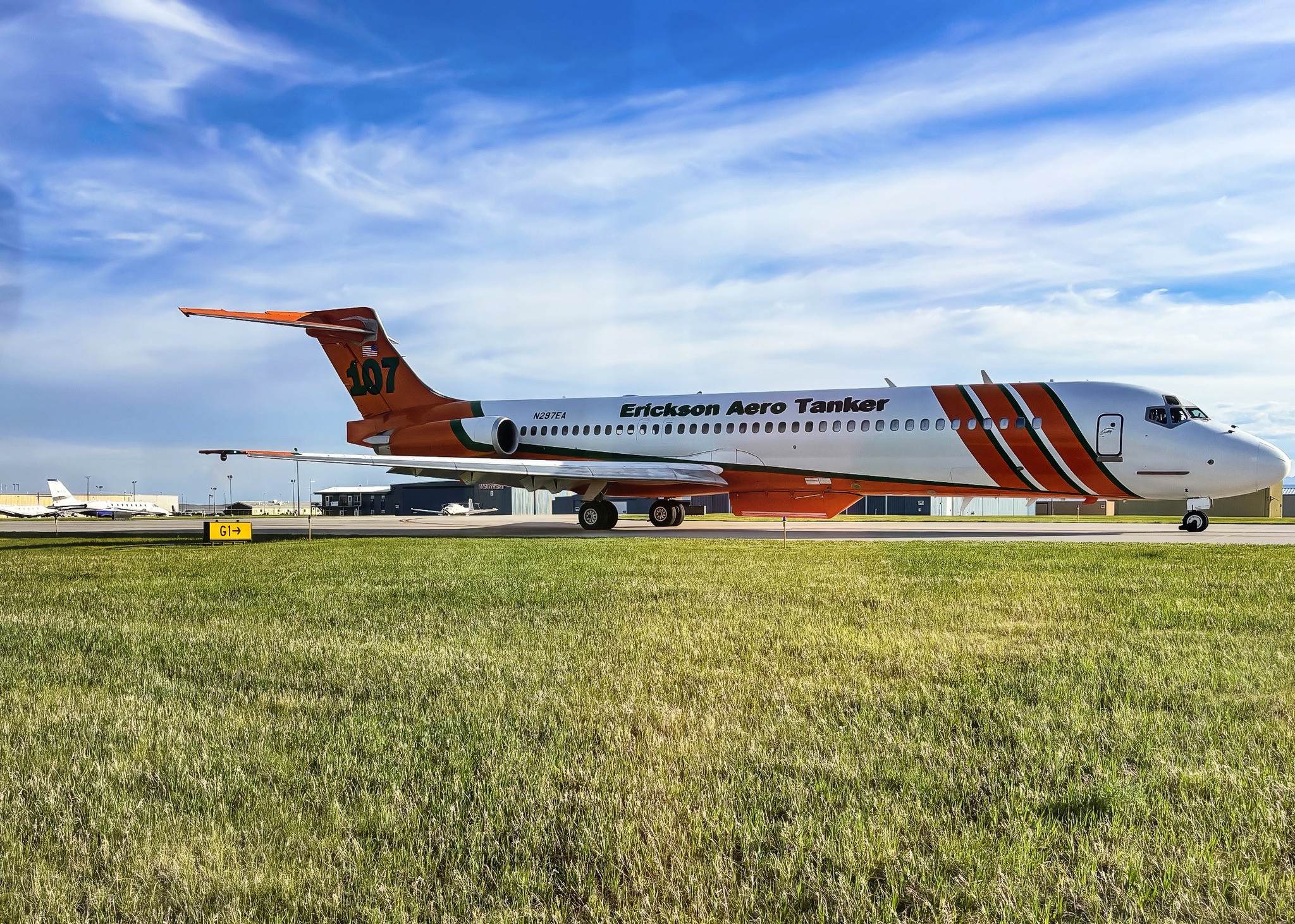 Aerial Tankers Use Rapid City Airport To Support Montana Wildfire Response