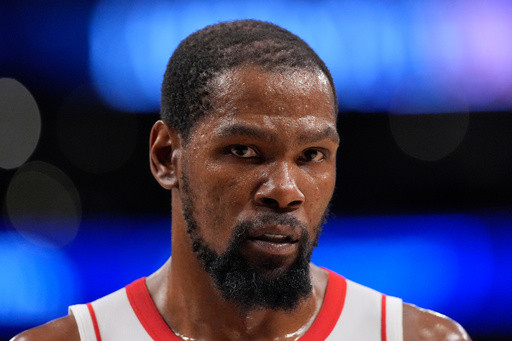 Rockets’ Kevin Durant makes progress with injury but a return for Game 5 vs. Lakers seems unlikely