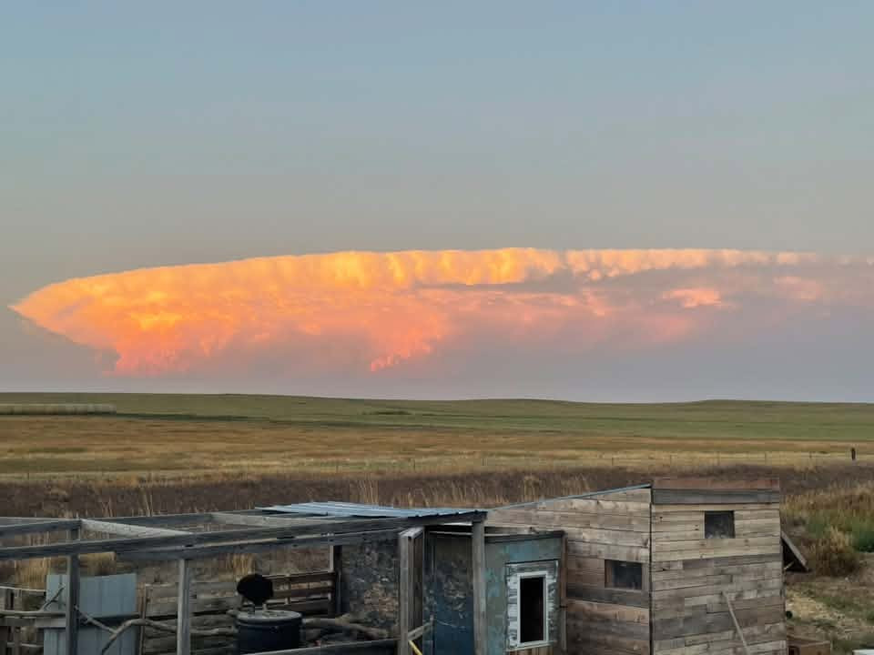 NWS reports tornado touchdown south of Faith